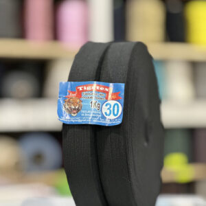Élastique couture 1 KG Noir N°30