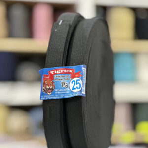 Élastique couture 1 KG Noir N°25