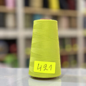 Fil à coudre vert fluo 421