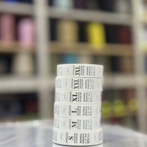 Étiquettes Taille S — Rouleau 1 KG