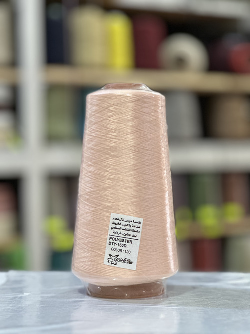 Fil Polyester 150D Beige clair — Color 120 — Bobine 250g