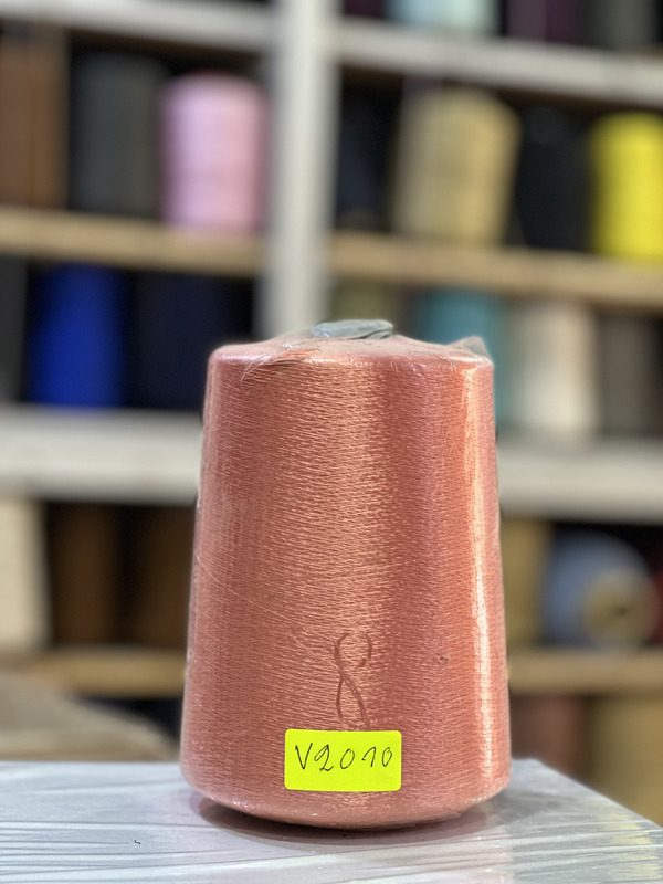 FIL RAYON CHINE - V2010 - Rose saumoné